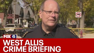 West Allis police briefing on 64th and Lincoln incident | FOX6 News Milwaukee