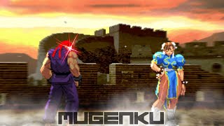 Vyn Evil Ryu vs Passive Aggressive Chun Li. Street Fighter MUGEN Multiverse