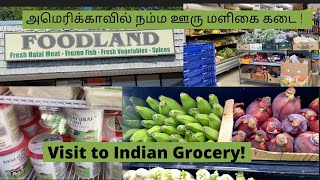 அமெரிக்காவில் நம்ம ஊரு மளிகை கடை போகலாம்!|Indian Grocery Visit|Subscriber Request|USA Tamil VLOG