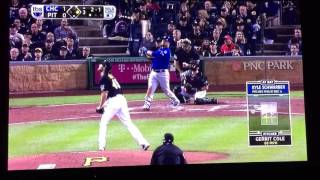 Kyle Schwarber Bomb!!! That bat flip is sick!