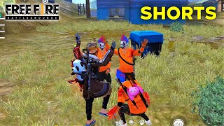 AJJUBHAI AND TG FAMILY OP MOMENT | GARENA FREE FIRE #shorts