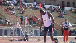 Henderson Dottin high jumps 2.20m 4/10/10 at UTEP Invitational