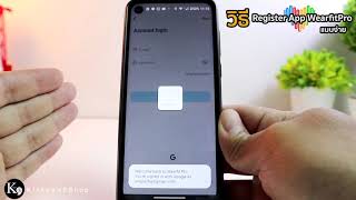 วิธีลงทะเบียน (Register App Wearfit Pro) ด้วย google ID แบบง่าย