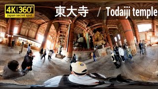 【Japan walk 4K】Todaiji Temple 東大寺を散策/します【360°VR goggles】