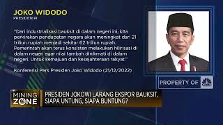 Presiden Jokowi Larang Ekspor Bauksit, Siapa Untung, Siapa Buntung?