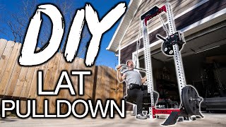 How To: DIY LAT PULLDOWN - Stand Alone & Plate-Loaded!