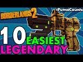 Top 10 Best and Easiest Legendary Guns and Weapons to Farm/Get in Borderlands 2 (No DLC) #PumaCounts