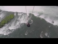 Erendira Wallenda’s Helicopter Stunt Over Niagara Falls USA