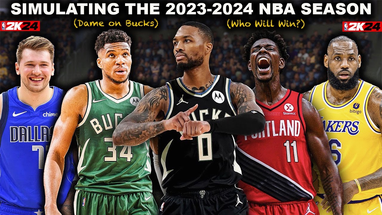 Damian Lillard TRADED! The Official 2024 NBA Season Simulation On 2K24 ...