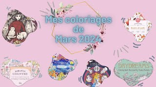 Mes coloriages de Mars