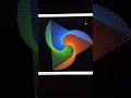 Python Triangle Spiral Pattern with Turtle | GUI in Python👩‍💻 #yashvora #shorts #coding #programming