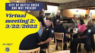 Battle Creek Police-community relations Equity Audit conversation - Virtual 2