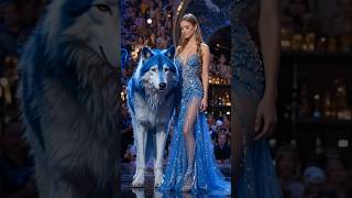 Woman wolf transformation AGT #magic #missuniverse #agt #americasgottalent #agtseason15 #talent