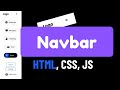 HTML, CSS & JavaScript Tutorial: How to build a Navigation Bar