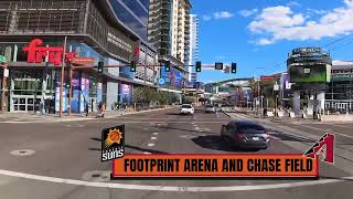 Footprint Center and Chase Field - Home of the Phoenix Suns and Arizona Diamondbacks