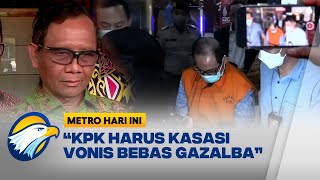 Mahfud MD: KPK Harus Kasasi Vonis Bebas Gazalba