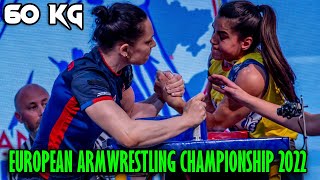 SENIOR WOMEN 60 kg LEFT HAND - EUROPEAN ARMWRESTLING CHAMPIONSHIP 2022