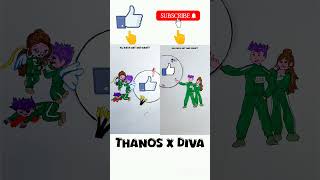 Thanos x Diva 🥰||Squid game 2|| #shorts #squidgame #squidgame2 #thanos #diva #trendingshorts