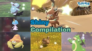 ✨Massive Mass Outbreak Shiny's and Random Shiny Compilation!✨ Pokémon Legends Arceus