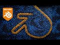 Blender Tutorial - Snaking Particle Animation | Molecular Addon