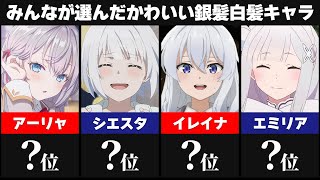 可愛い銀髪白髪キャラランキングTOP30【魔女の旅々】【リゼロ】【ご注文はうさぎですか?】【時々ボソッとロシア語でデレる隣のアーリャさん】