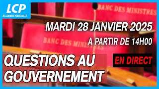 🔴 [DIRECT] Questions au gouvernement à l'Assemblée nationale | 28/01/2025