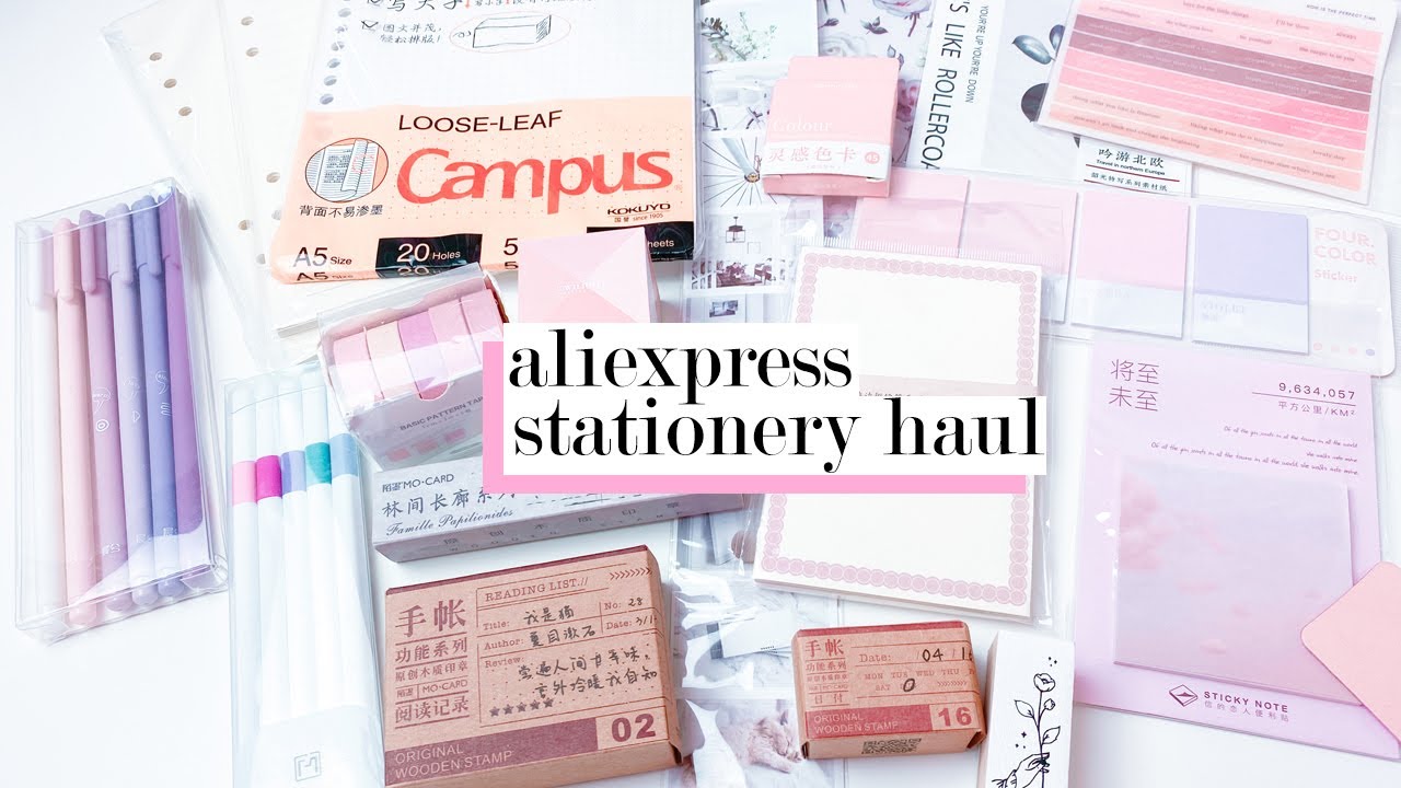 Aliexpress Stationery Haul Youtube