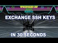 2 Minute Tips  -  Easily Exchange SSH keys in 30 seconds or less