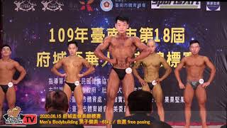 【鐵克健身】2020 府城盃健美賽 Men's Bodybuilding 健美 -65KG