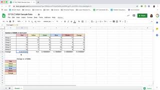Creating a processed data table