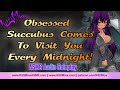 Obsessed SUCCUBUS Visits You Every Midnight! ASMR Audio Roleplay ||  [ F4M ] || { Kitti Minx }