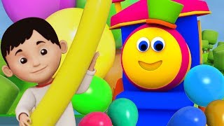 บ๊อบรถไฟ | เพลงบอลลูน | เพลงสำหรับเด็ก | Bob The Train | Balloon Song | Children Rhymes And Songs