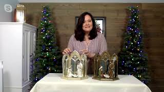 Holy Family with Cathedral Mirror Backdrop by Valerie on QVC