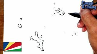 How to Draw Map of Seychelles