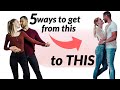 5 Ways To GET OUT Of The Shadow Position | Bachata Beginner To Advanced