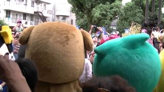 ひこぼしくんおりひめちゃん他ゆるキャラ@私市駅20120707