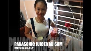 PANASONIC JUICER MJ 68M UNBOXING \u0026 REVIEW