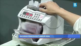 Bayaran pencen ikut amaun asal