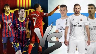 Cristiano Ronaldo ● Bale ● Benzema vs Lionel Messi ● Neymar ● Luis Suarez | 2015 (HD)