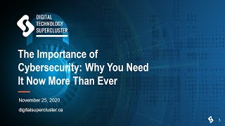 The Importance of Cybersecurity: Why You Need It Now More Than Ever [Thought Leadership Series]