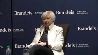 Janet Yellen speaks at Brandeis International Business School's 25th Reunion keynote