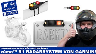 Blind spot warning for motorcycles: Garmin zumo R1 radar system | CES 2025 News