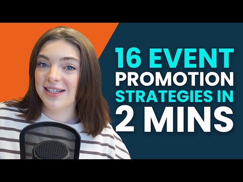 16 tips for event advertising in 2 minutes!