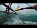 san francisco kiteboarding thrilling ride under the golden gate bridge on a beautifully moody day