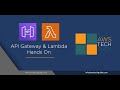 AWS Lambda hands on with API Gateway