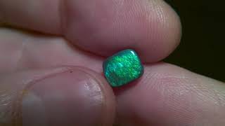 1.45cts gem black opal, amazing ocean view