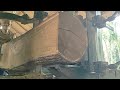 wood cutting process to make precise blocks of high value construction materials