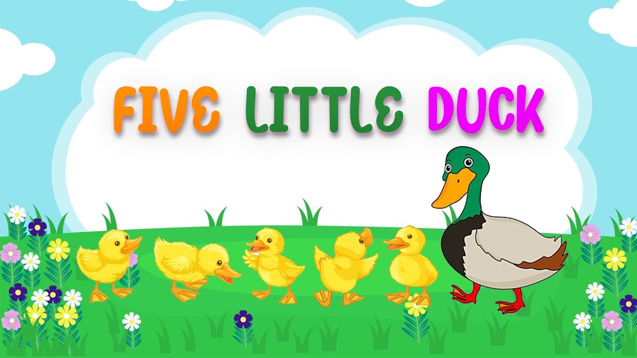 Five Little Ducks | Kids Songs | Nursery Rhymes For Baby By RS ...