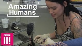 Tattoo Artist Who Turns Self-Harm Scars Into Art