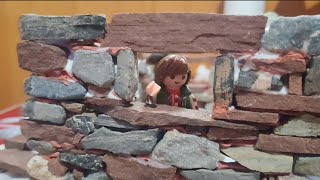 Así construyo una casa de piedra en miniatura. Maqueta rústica. Parte1